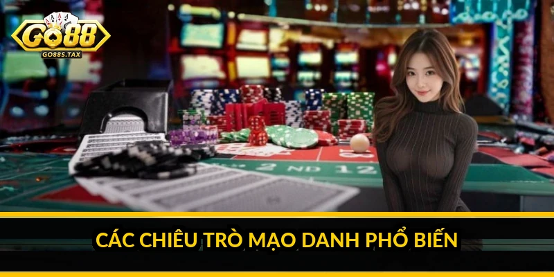 Các chiêu trò mạo danh phổ biến